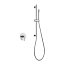 Set grifo de ducha empotrado monomando MONZA cromo de IMEX